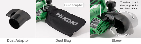 Dust bag and elbow