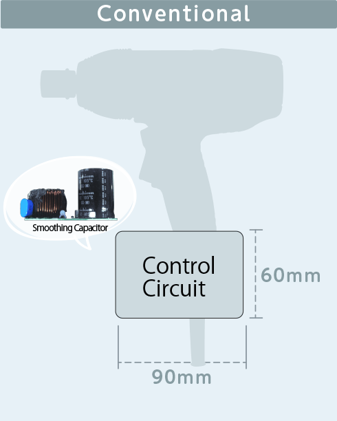 Conventional Control Circuit: width 90mm, height 60mm